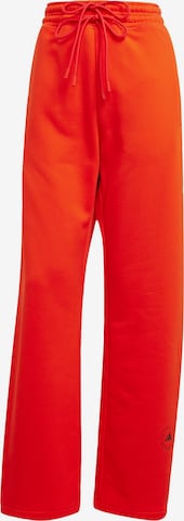 ADIDAS BY STELLA MCCARTNEY Sportbroek 'Straight Leg' in Rood: voorkant