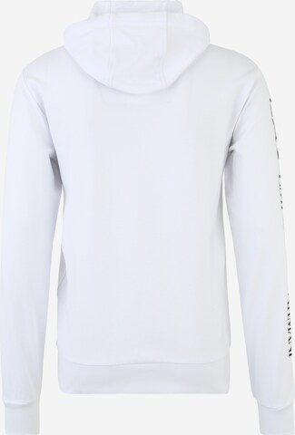 Sweat-shirt EA7 Emporio Armani en blanc