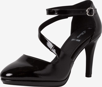 s.Oliver Slingback Pumps in Black: front