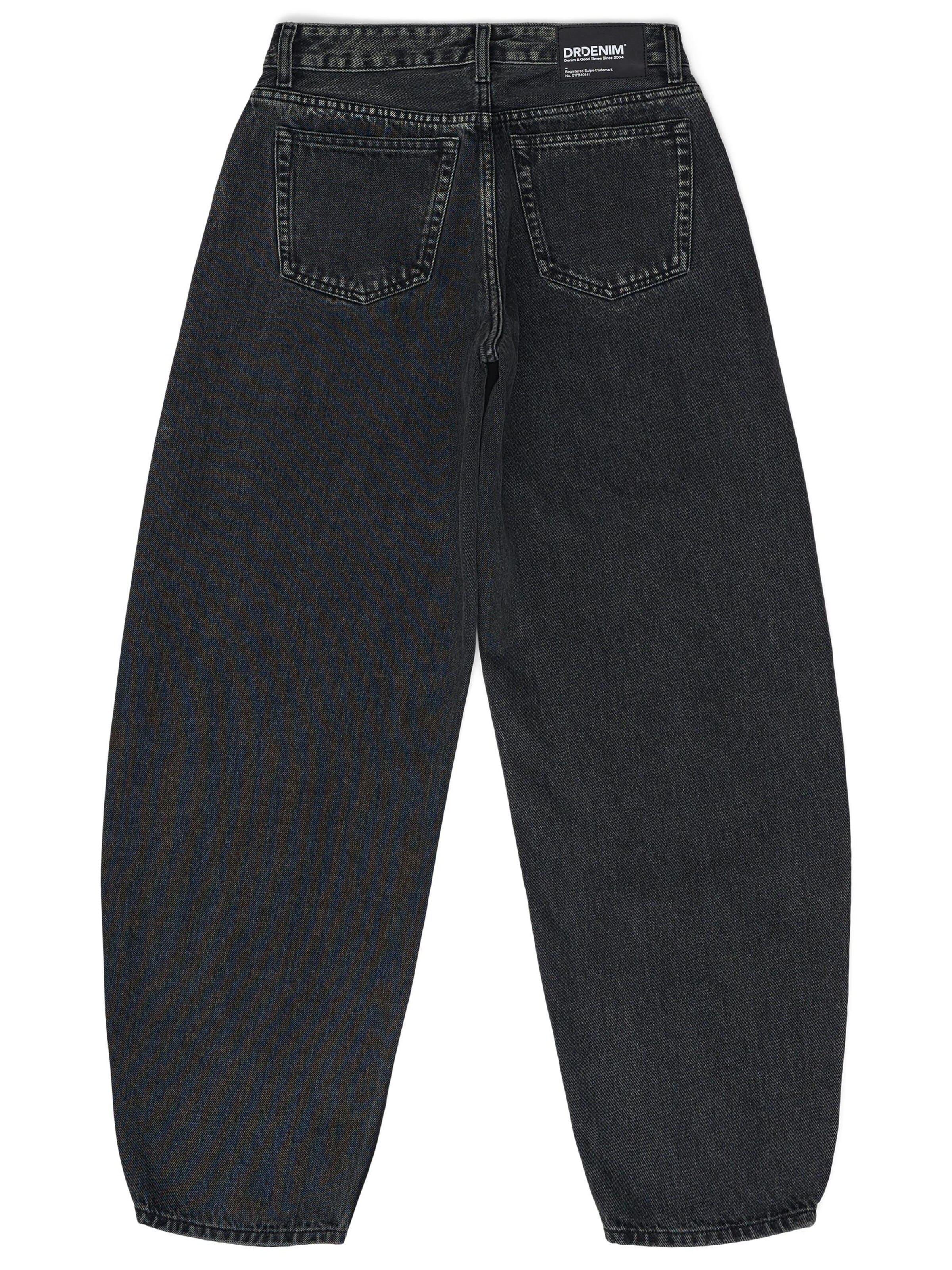 Dr. Denim Loose fit Jeans 'Nanci Mid Barrel' in Black
