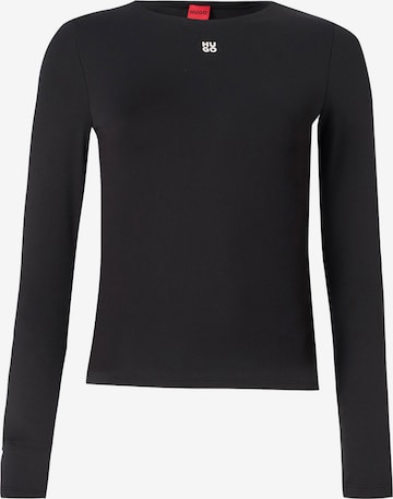 T-shirt 'Dasiia' HUGO en noir : devant