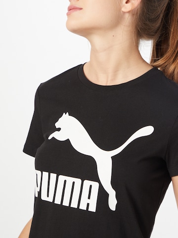 PUMA Shirt 'Classic' in Zwart