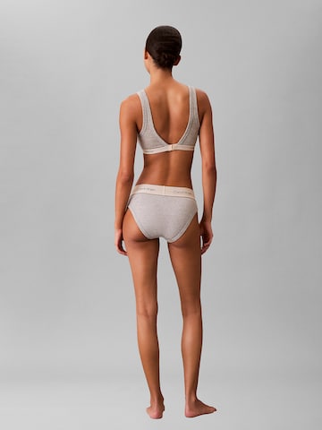 Calvin Klein Bustier BH 'Heritage Cotton Stretch' in Grau