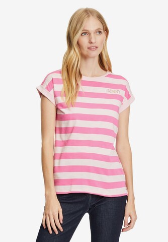 Cartoon Shirt in Pink: front