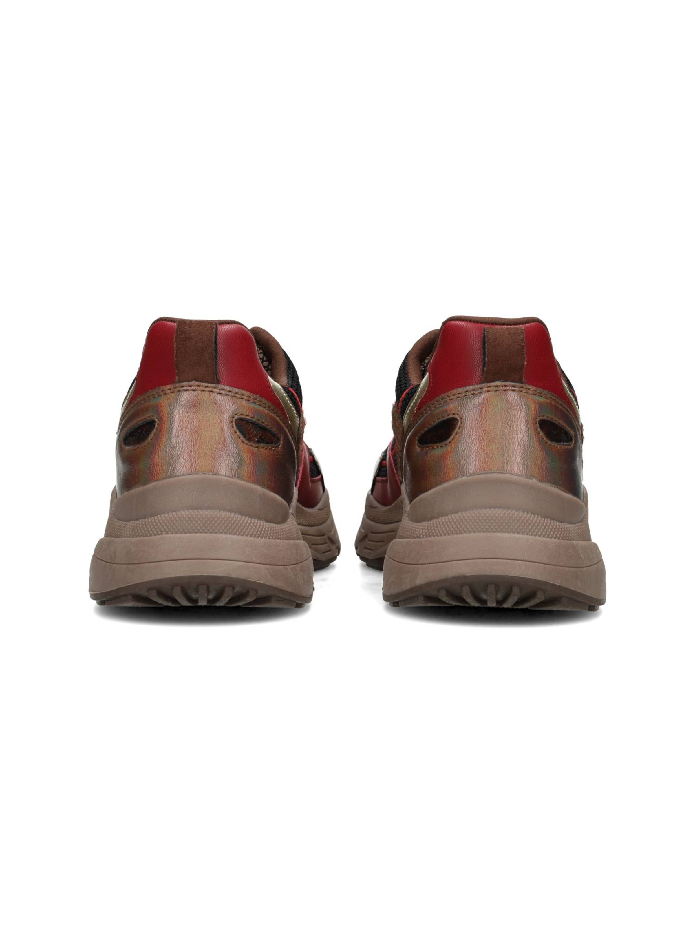 Baskets basses 'AYOKI' POSH by Poelman en mélange de couleurs