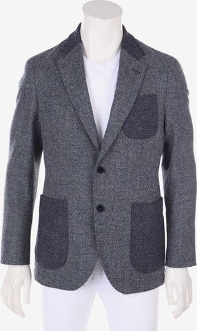 Hackett London Suit Jacket in M-L in Blue: front