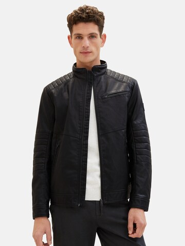 TOM TAILOR Between-season jacket in Black