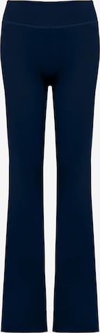 La V Sportbroek 'Flared sportlegging Fleur' in Blauw: voorkant