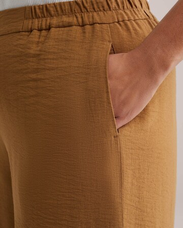 WE Fashion Bő szár Nadrág - barna