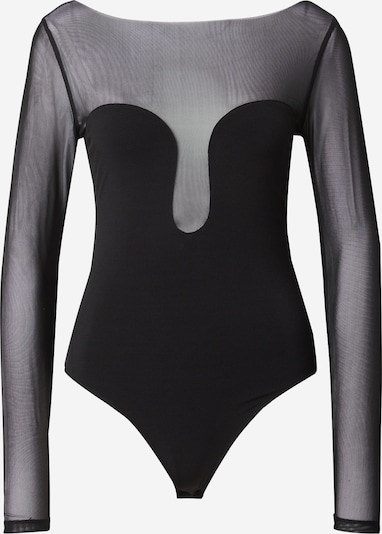 Tricou body Gina Tricot pe negru, Vizualizare produs