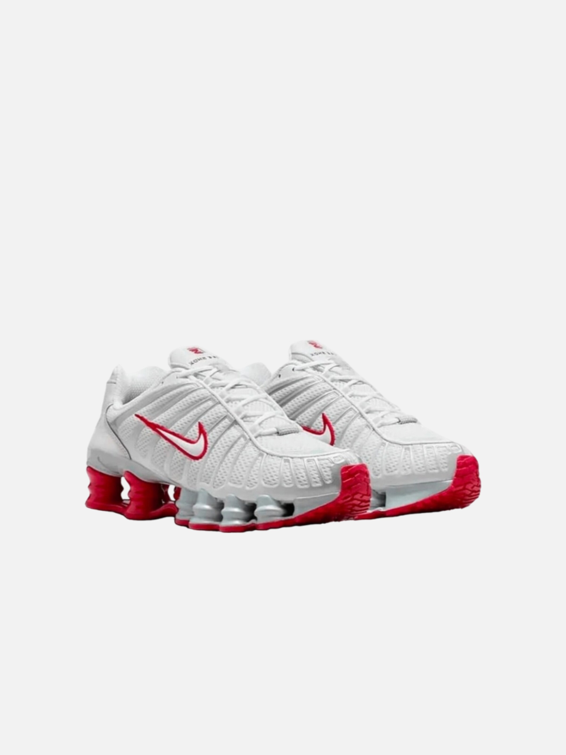 Baskets basses 'Nike Shox TL Gym Red' NIKE en rouge : devant