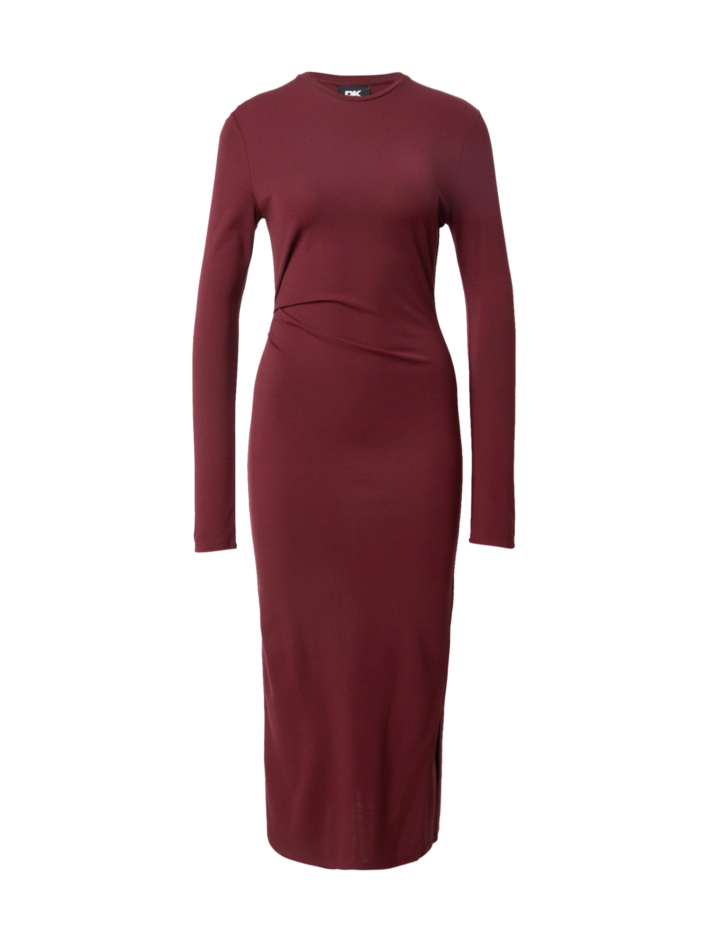 DKNY Knitted dress in Red: front