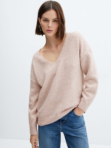 Pull-over 'KIM' MANGO en rose : devant