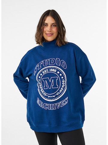 Active by Zizzi - Sweatshirt em azul