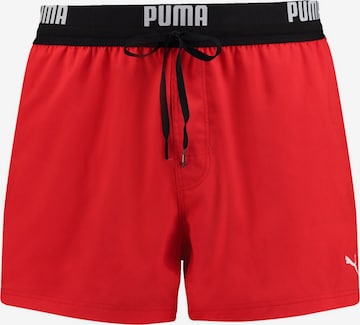 PUMAregular Kupaće hlače - crvena boja: prednji dio