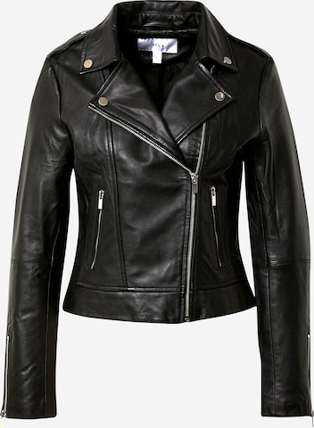 VILA Prehodna jakna 'Feli' | črna barva: sprednja stran