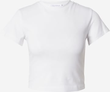 florence by mills exclusive for ABOUT YOU Shirts 'All Smiles' i hvid: forside