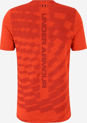 UNDER ARMOUR Funkční tričko – červená