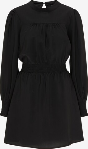 DreiMaster Klassik Shirt Dress in Black: front