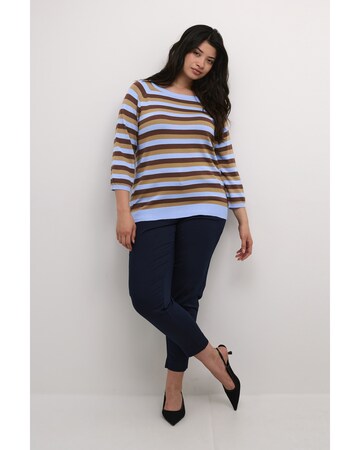 KAFFE CURVE Sweater 'Tilda' in Blue