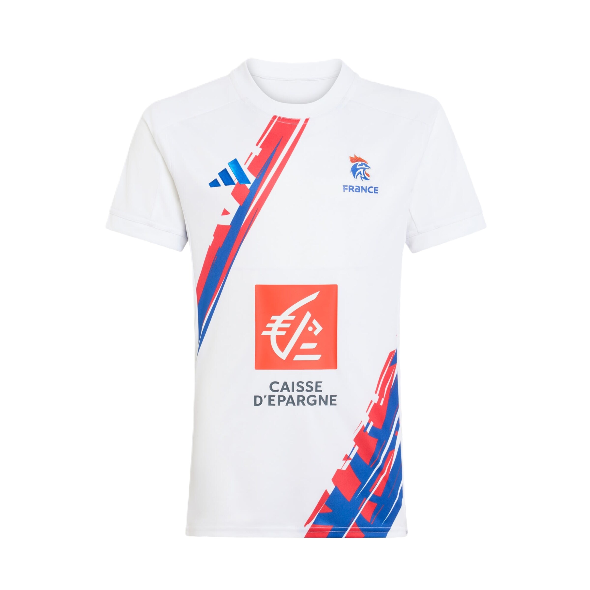 ADIDAS PERFORMANCETehnička sportska majica 'FFHB' - bijela boja: prednji dio