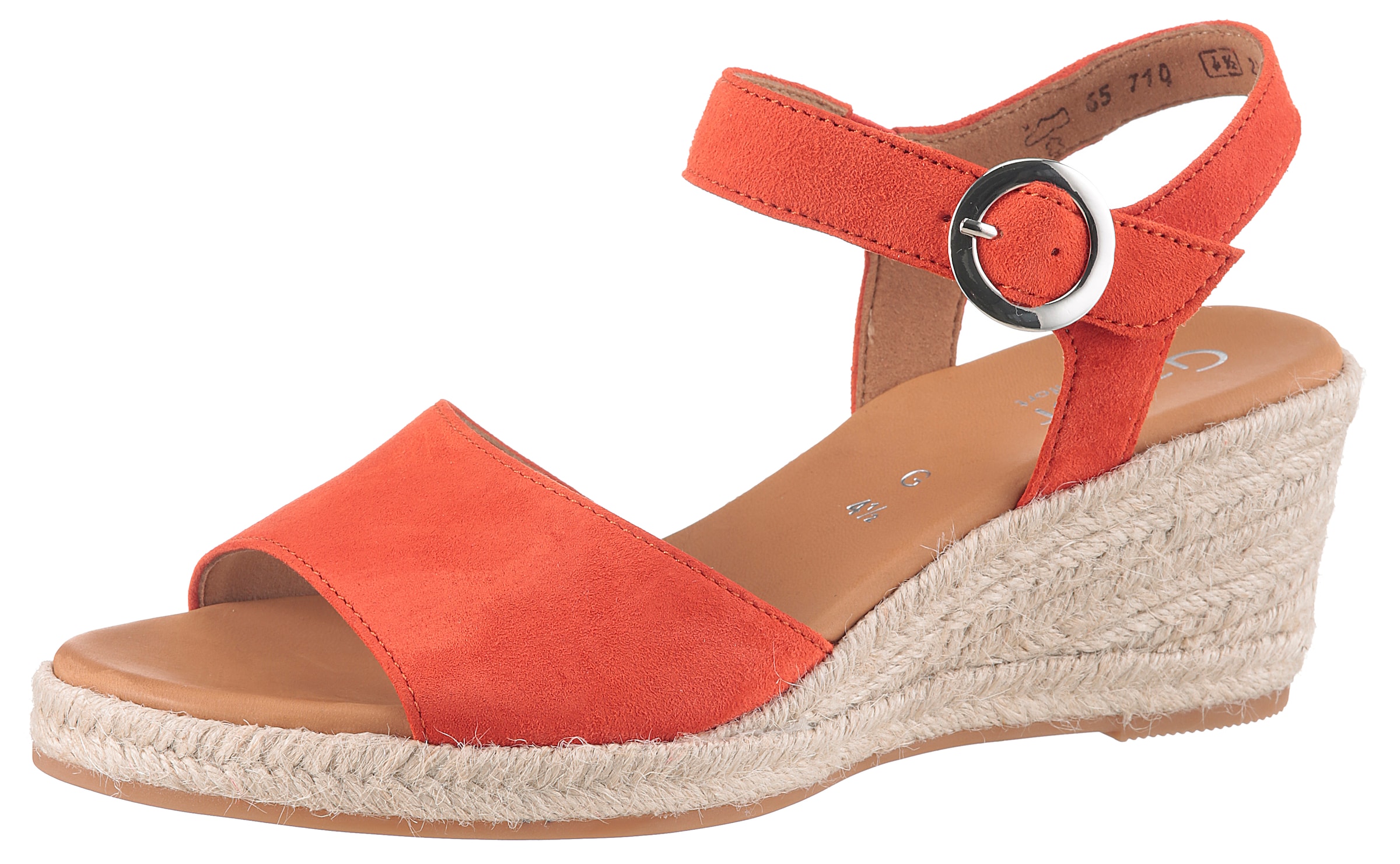GABOR Strap Sandals in Orange: front