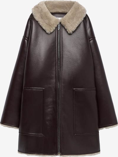 Adolfo Dominguez Mantel in beige / braun, Produktansicht