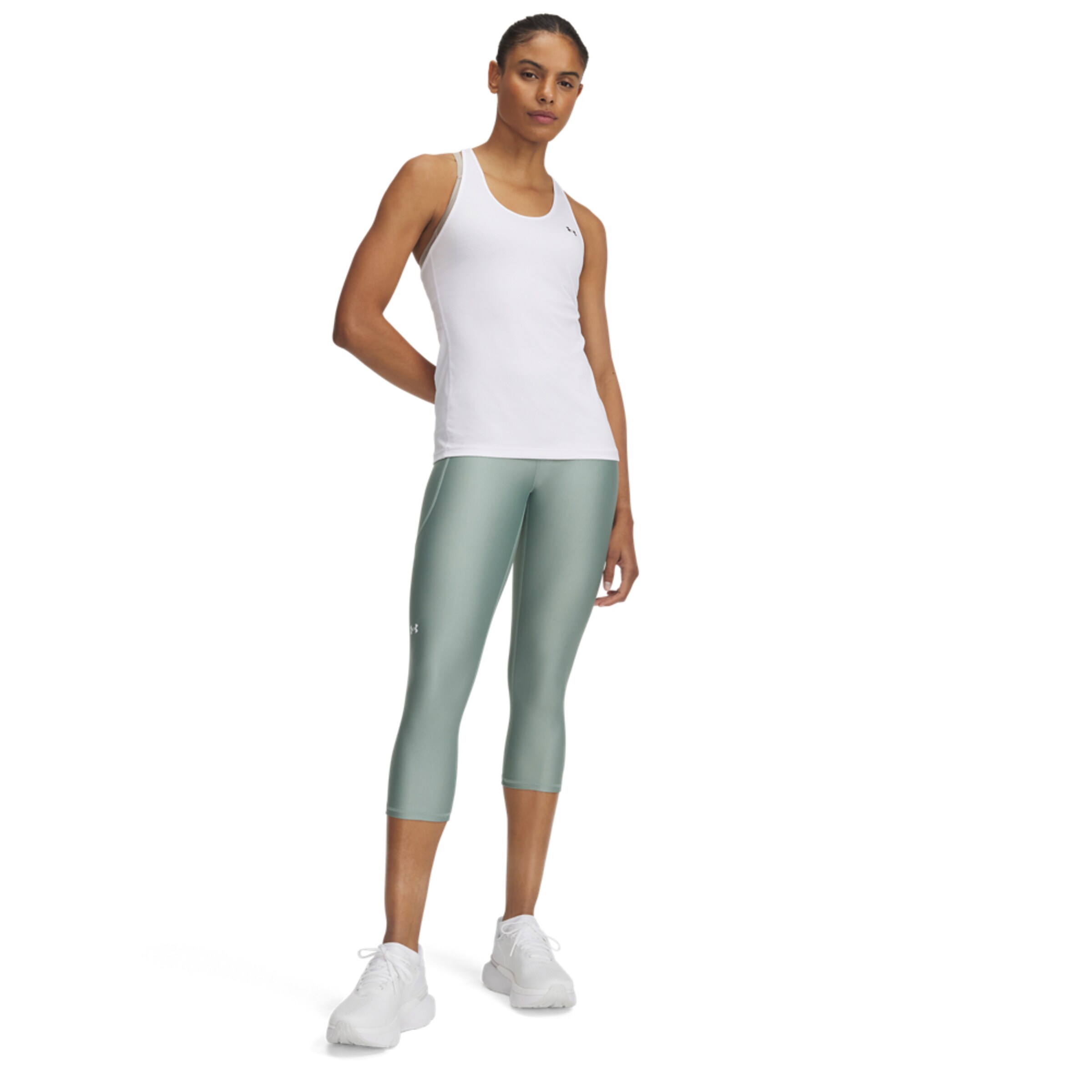 UNDER ARMOUR Workout Pants in Green
