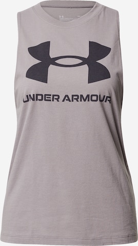 Top sportivo di UNDER ARMOUR in lilla: frontale