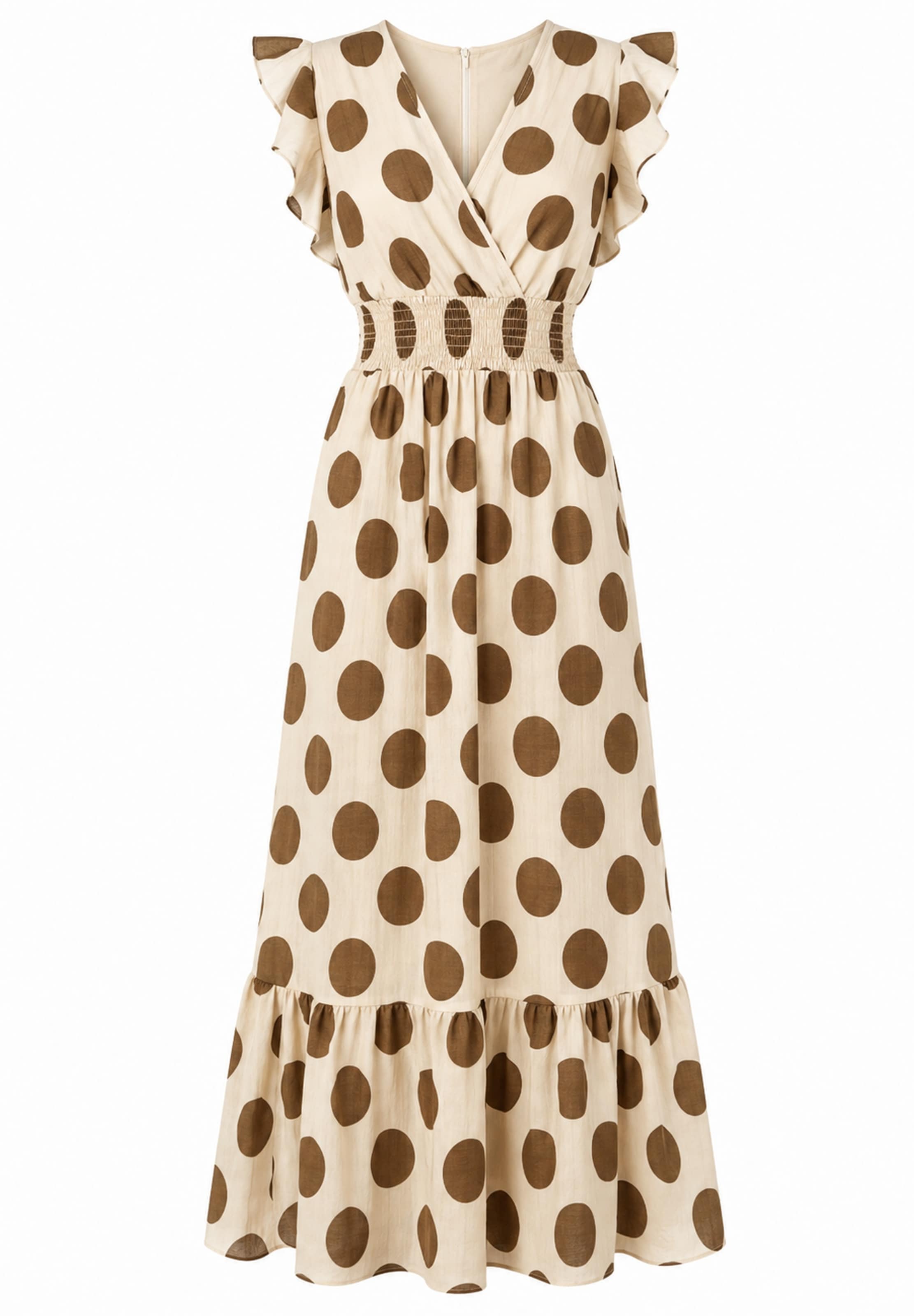 Elara Dress in Yellow: front
