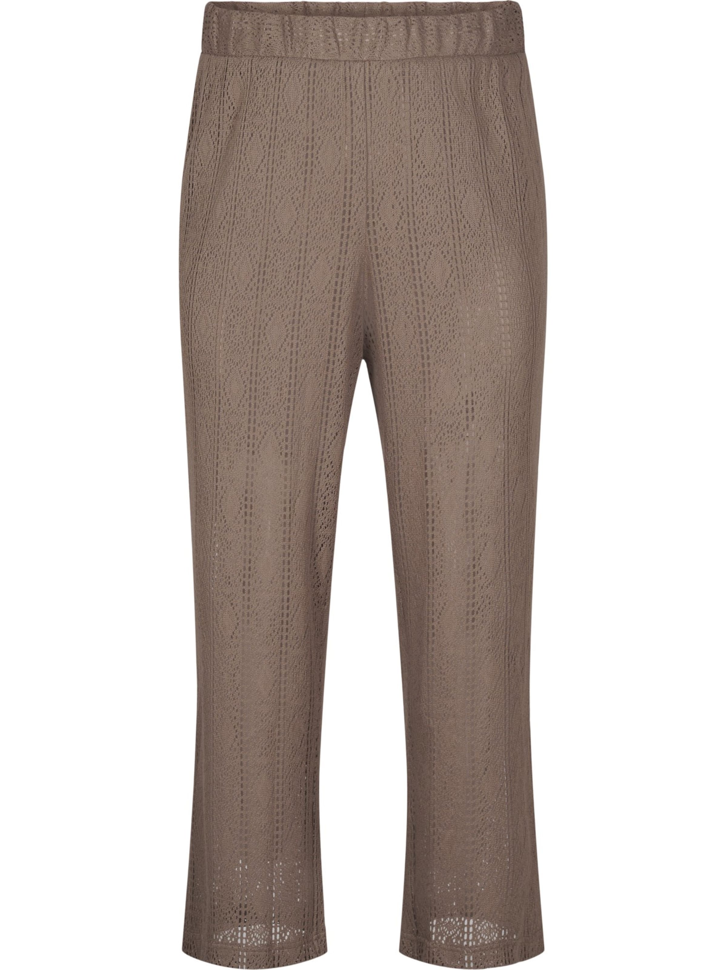 regular Pantaloni &#x27;VJady&#x27; di Zizzi in marrone: frontale