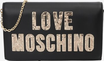 Sac à bandoulière Love Moschino en noir : devant