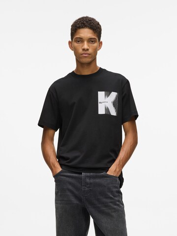 KARL LAGERFELD JEANS Shirt in Zwart: voorkant