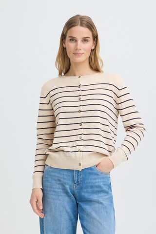 Pulz Strickjacke in Beige: Vorderseite