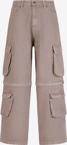Loosefit Jean Ed Hardy en beige : devant