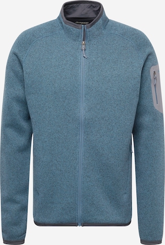Bergans Athletic fleece jacket 'Kamphaug' in Blue: front