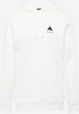 BURTON Sweatshirt 'MOUNTAIN' in Wit: voorkant
