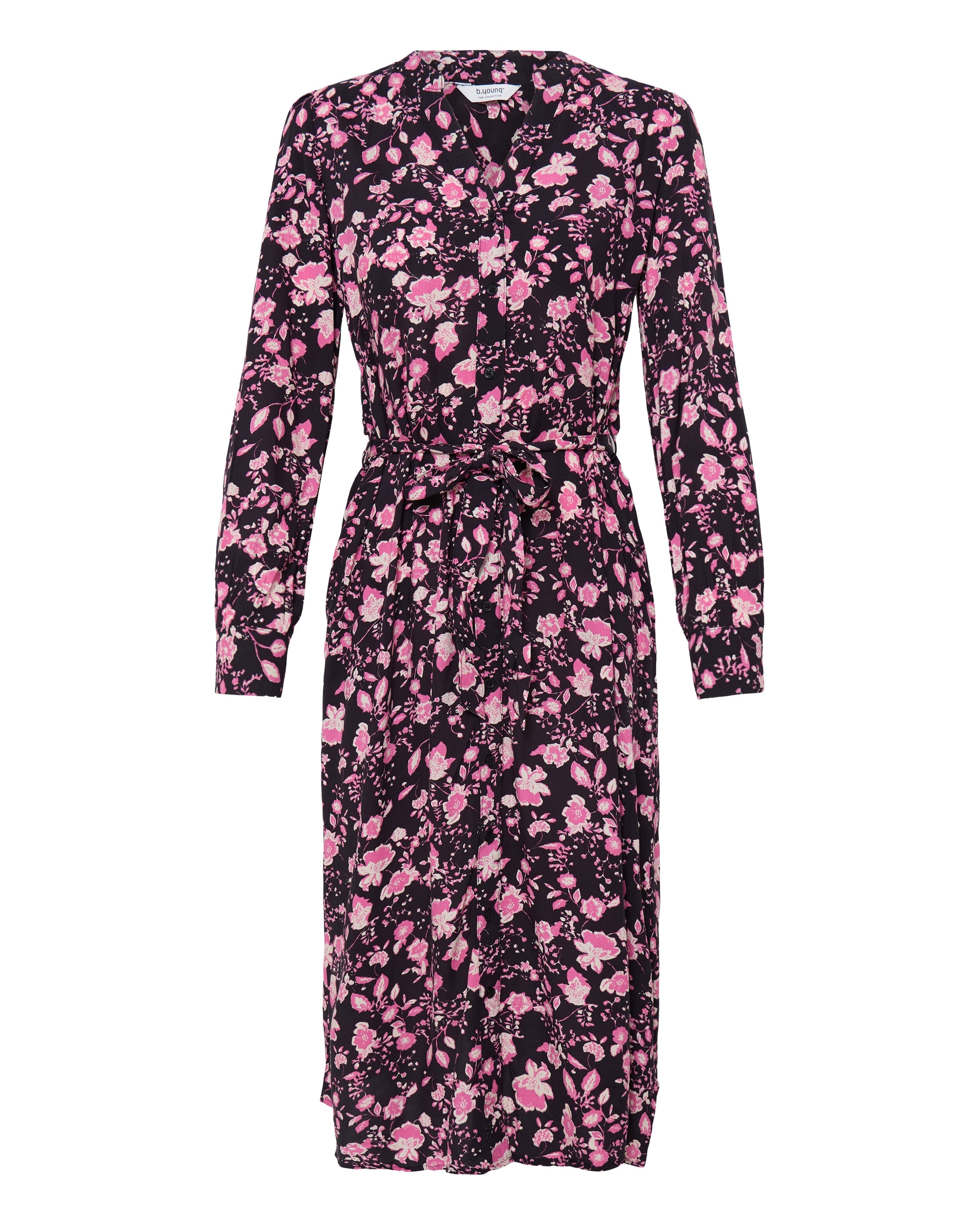 b.young - Vestido camisero 'BYJosa' en rosa: frente