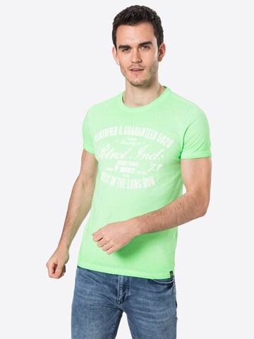 Petrol Industries Koszulka w kolorze zielony: przód