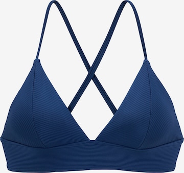Hauts de bikini VENICE BEACH en bleu : devant