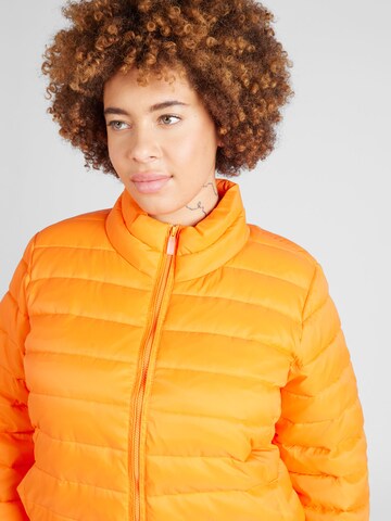 ONLY Carmakoma Between-Season Jacket 'TAHOE' in Orange