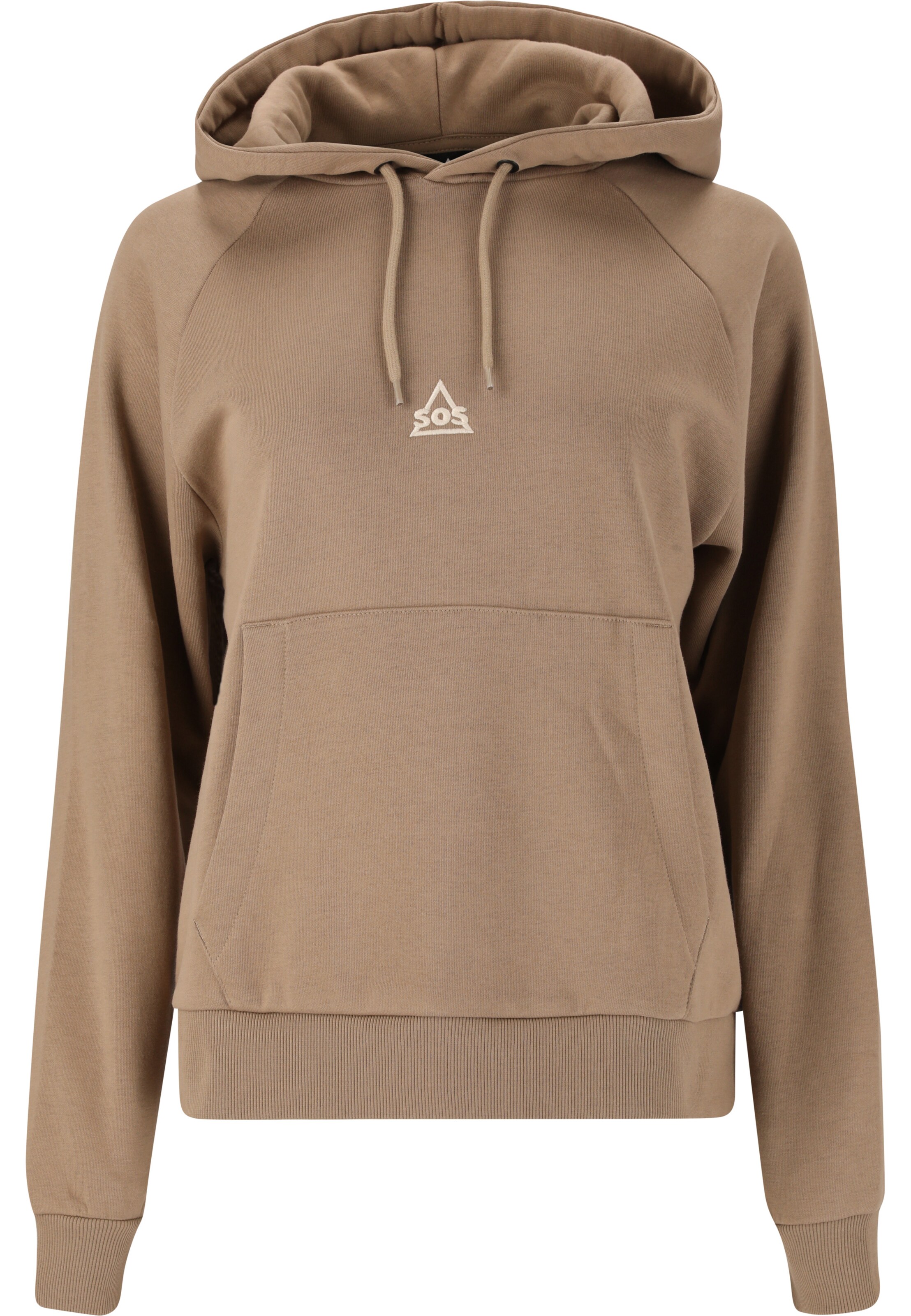 SOS Sweatshirt 'Majella' in Bruin: voorkant