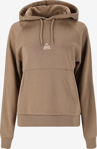 SOS Sweatshirt 'Majella' in Brown: front