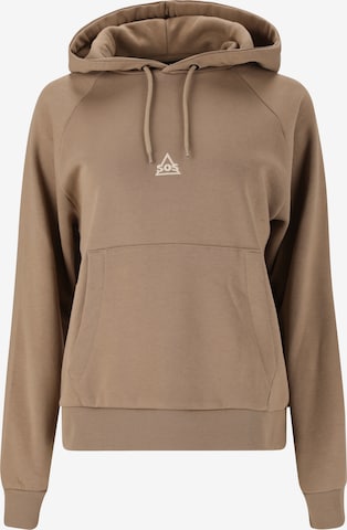 SOS Sweatshirt 'Majella' in Brown: front