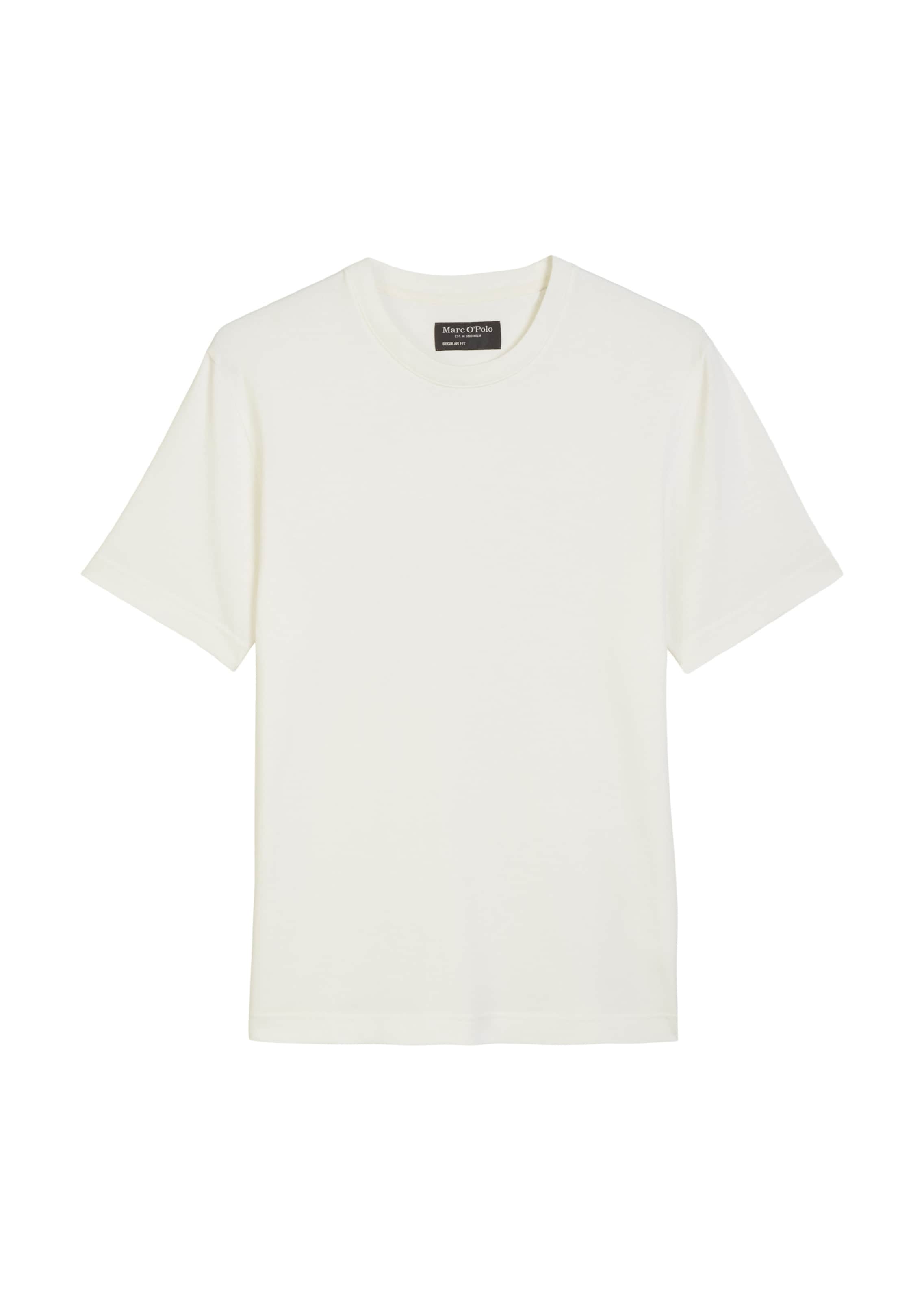 T-Shirt Marc O'Polo en blanc : devant