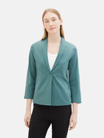 TOM TAILOR Blazer in Green: front