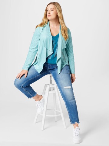 SAMOON Blazer in Blau