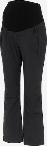 MAMALICIOUS Boot cut Pants 'BELLA' in Black: front