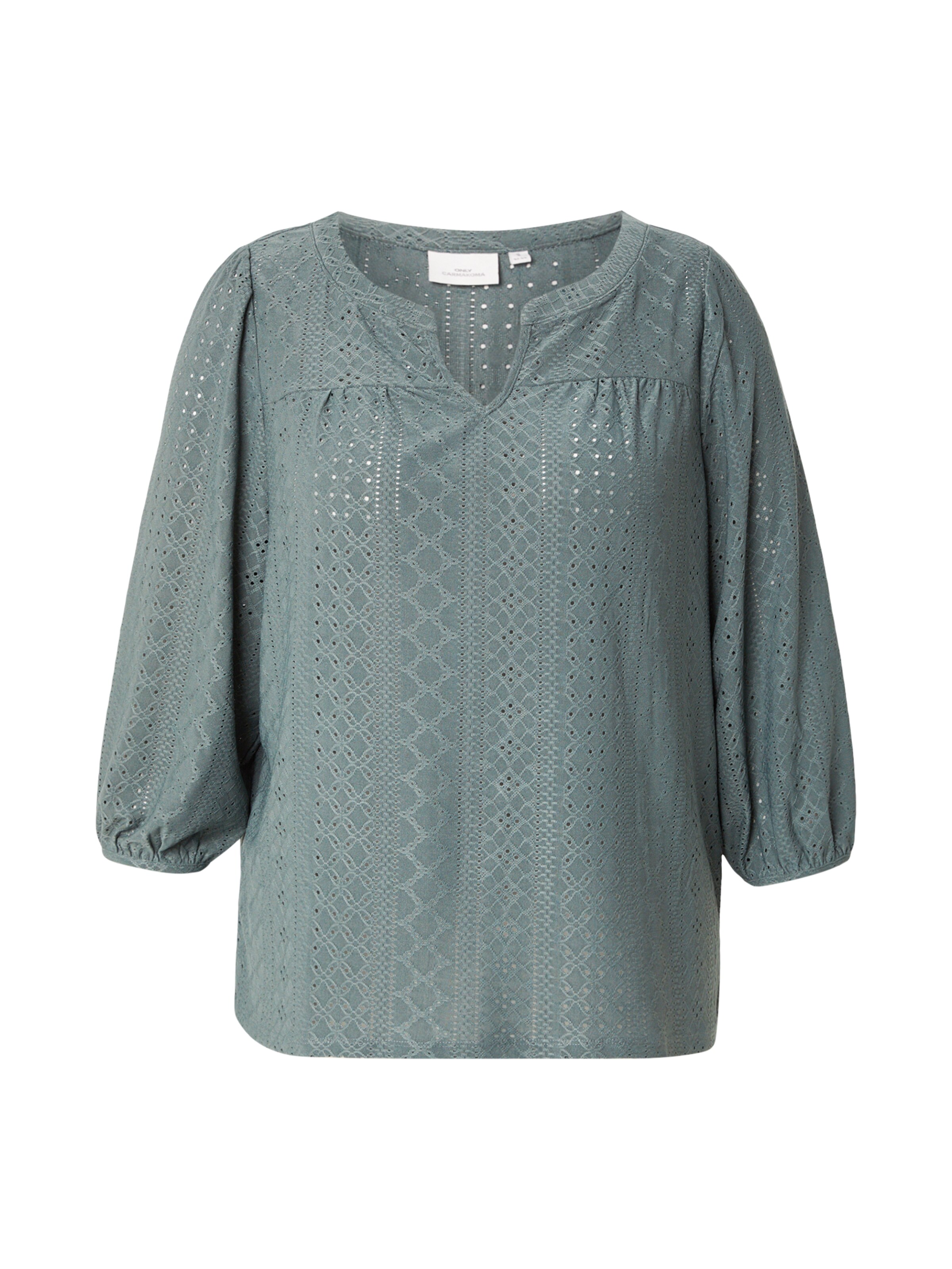 ONLY Carmakoma Blouse 'CARSANDRA' in Green: front