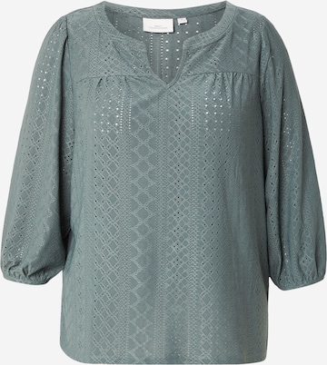 ONLY Carmakoma Blúzka 'CARSANDRA' - Zelená: predná strana